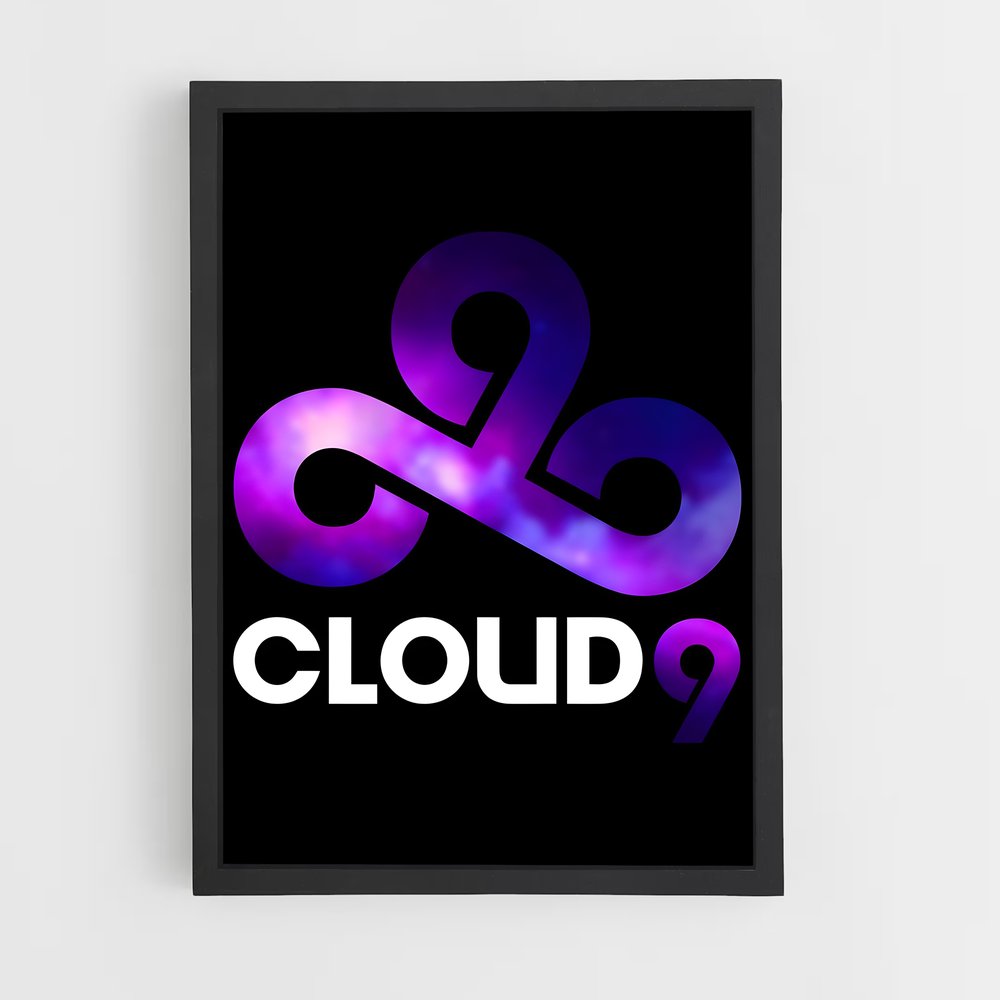 Poster Cloud de espace – affiche Esports (vue 2)