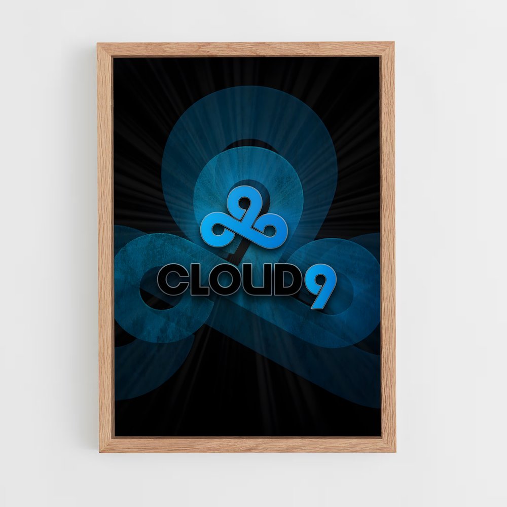 Poster Cloud Odyssey – affiche Esports (vue 4)