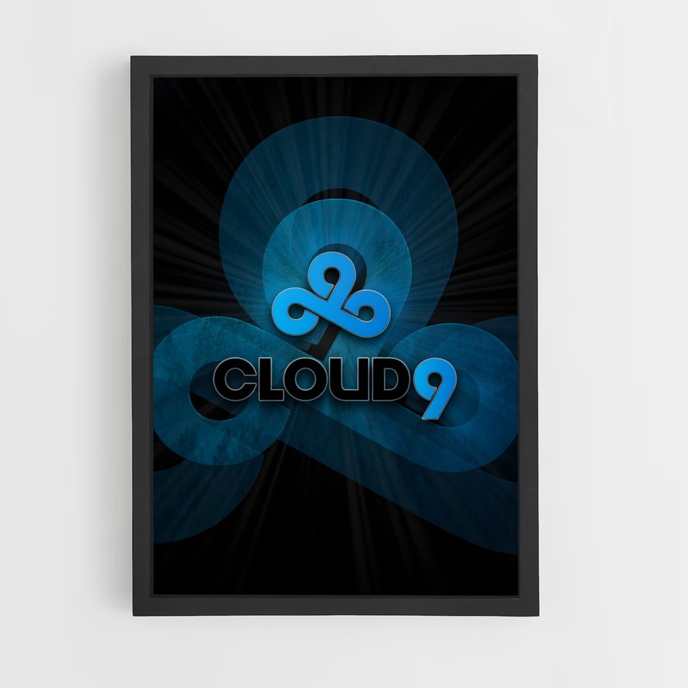 Poster Cloud Odyssey – affiche Esports (vue 2)