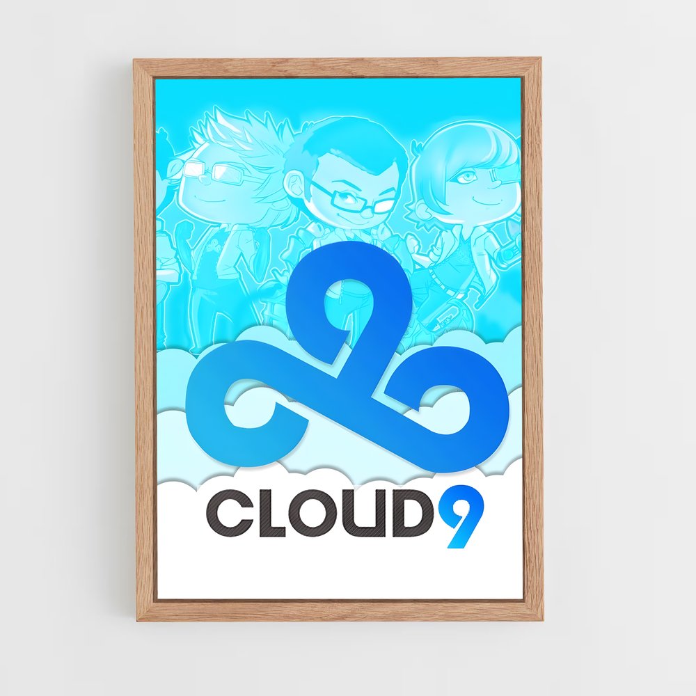 Poster Cloud Chaser – affiche Esports (vue 4)