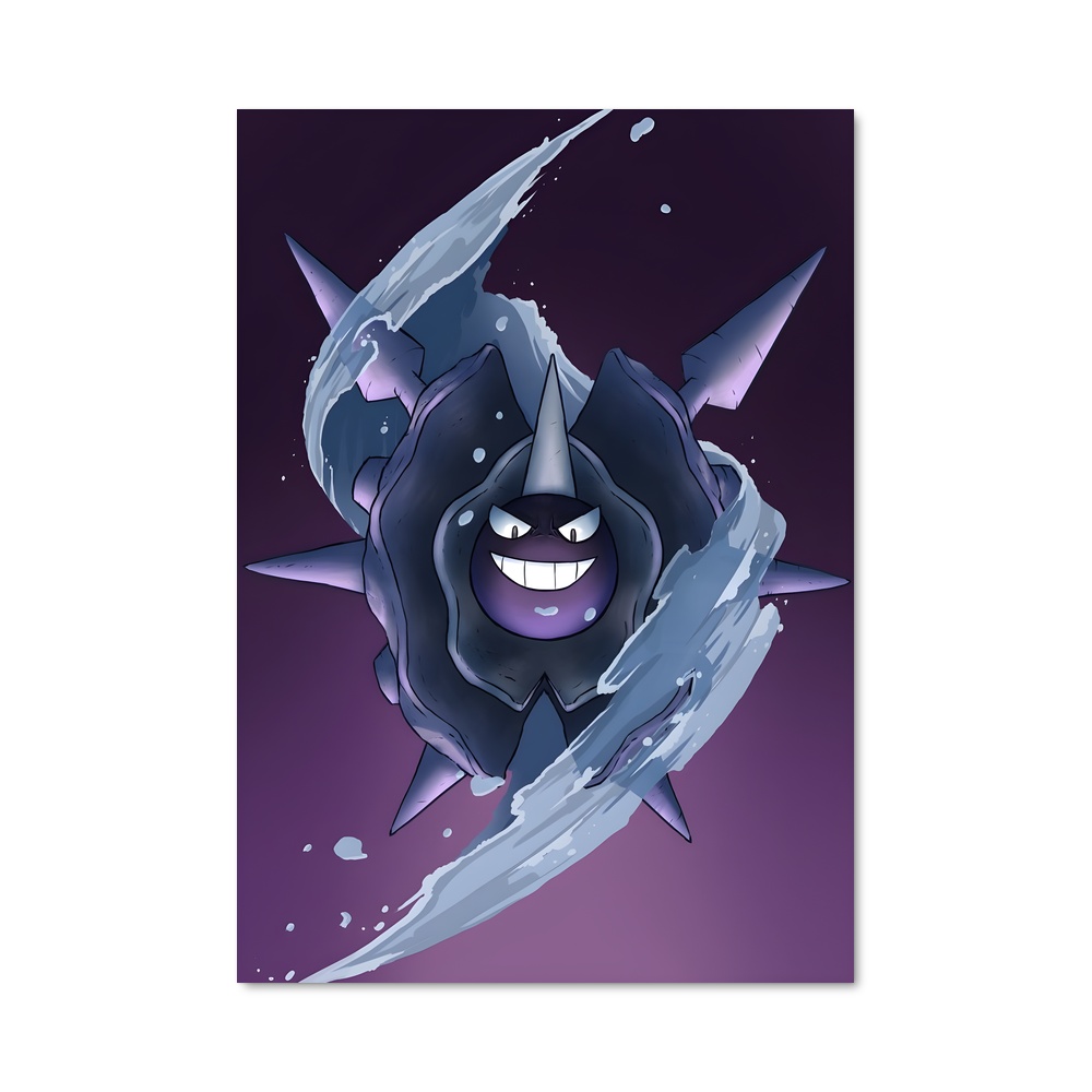 Poster Cloyster illumine – affiche Pokemon