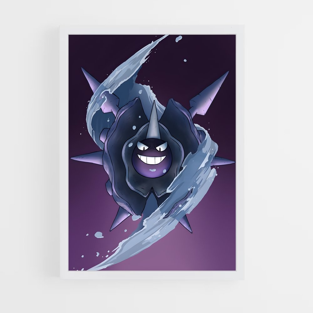 Poster Cloyster illumine – affiche Pokemon (vue 3)