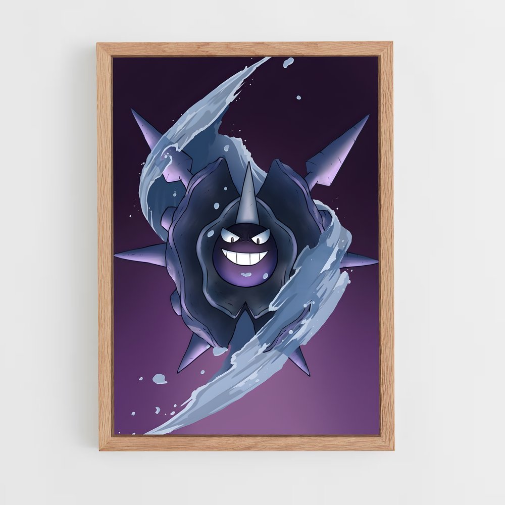 Poster Cloyster illumine – affiche Pokemon (vue 4)