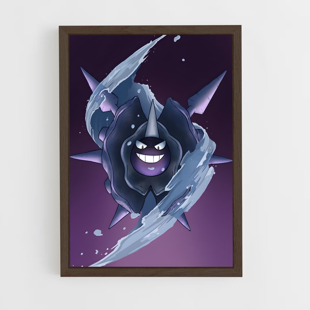 Poster Cloyster illumine – affiche Pokemon (vue 5)
