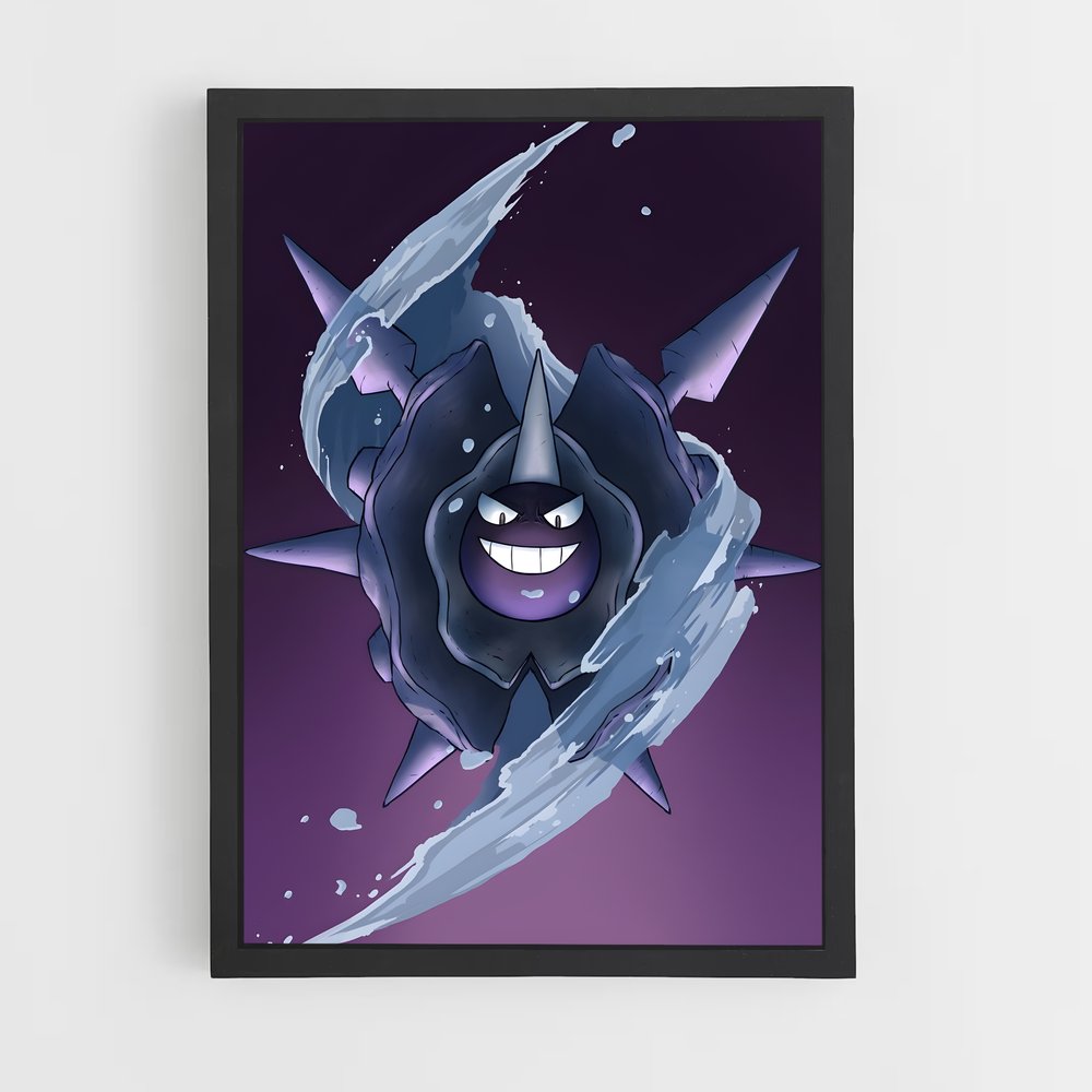 Poster Cloyster illumine – affiche Pokemon (vue 2)