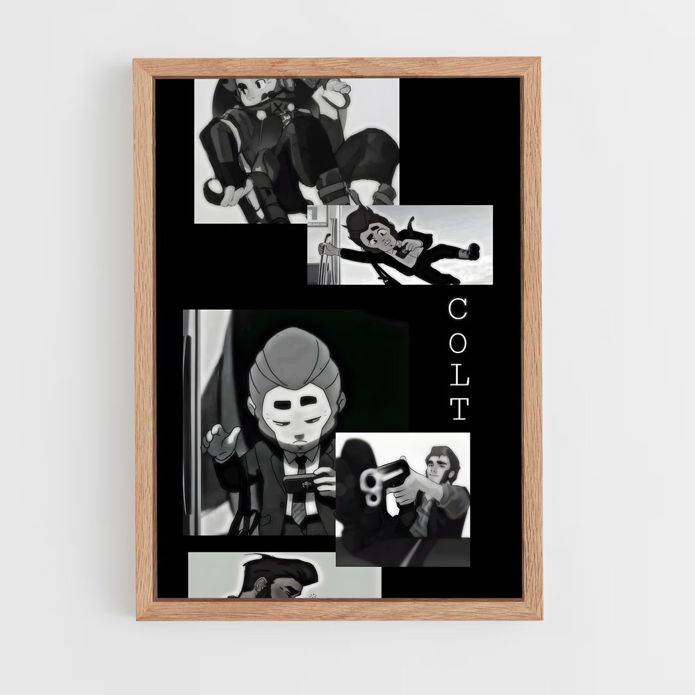 Poster Kaleidoscope Colt – affiche Brawl Star (vue 4)