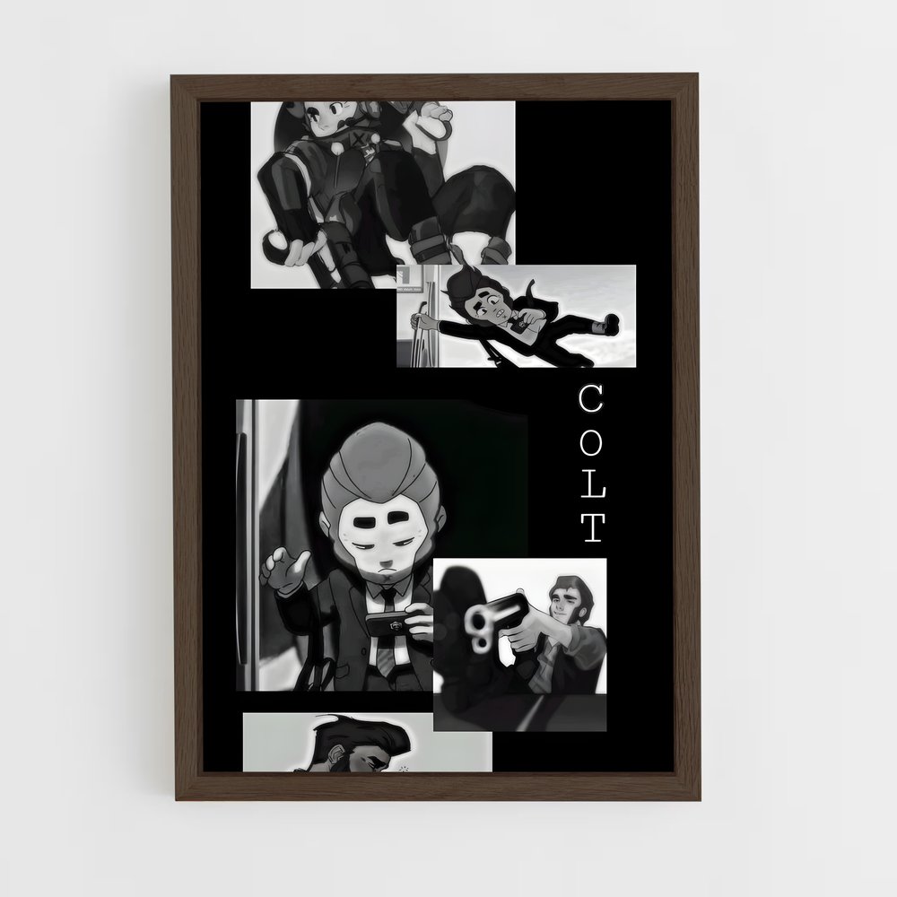Poster Kaleidoscope Colt – affiche Brawl Star (vue 5)