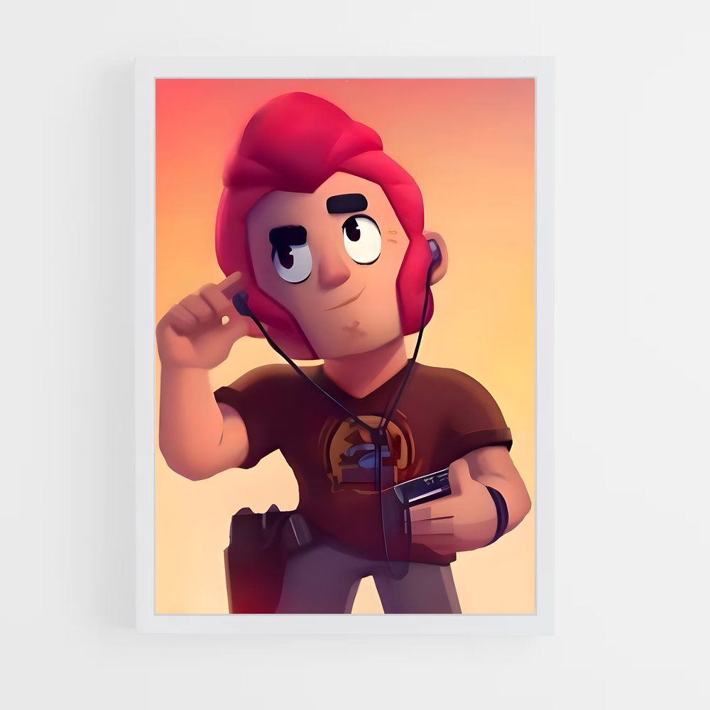 Poster L'Écharpe de Feu – affiche Brawl Star (vue 3)
