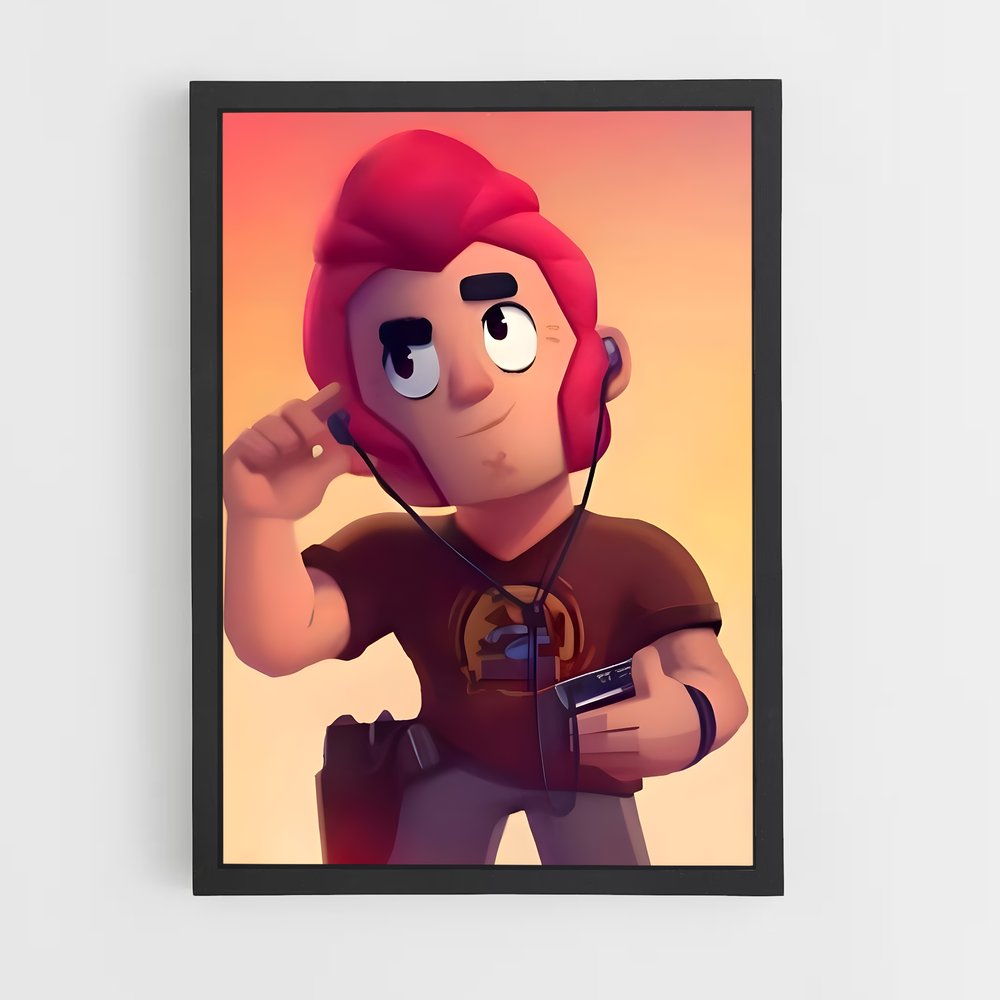Poster L'Écharpe de Feu – affiche Brawl Star (vue 2)