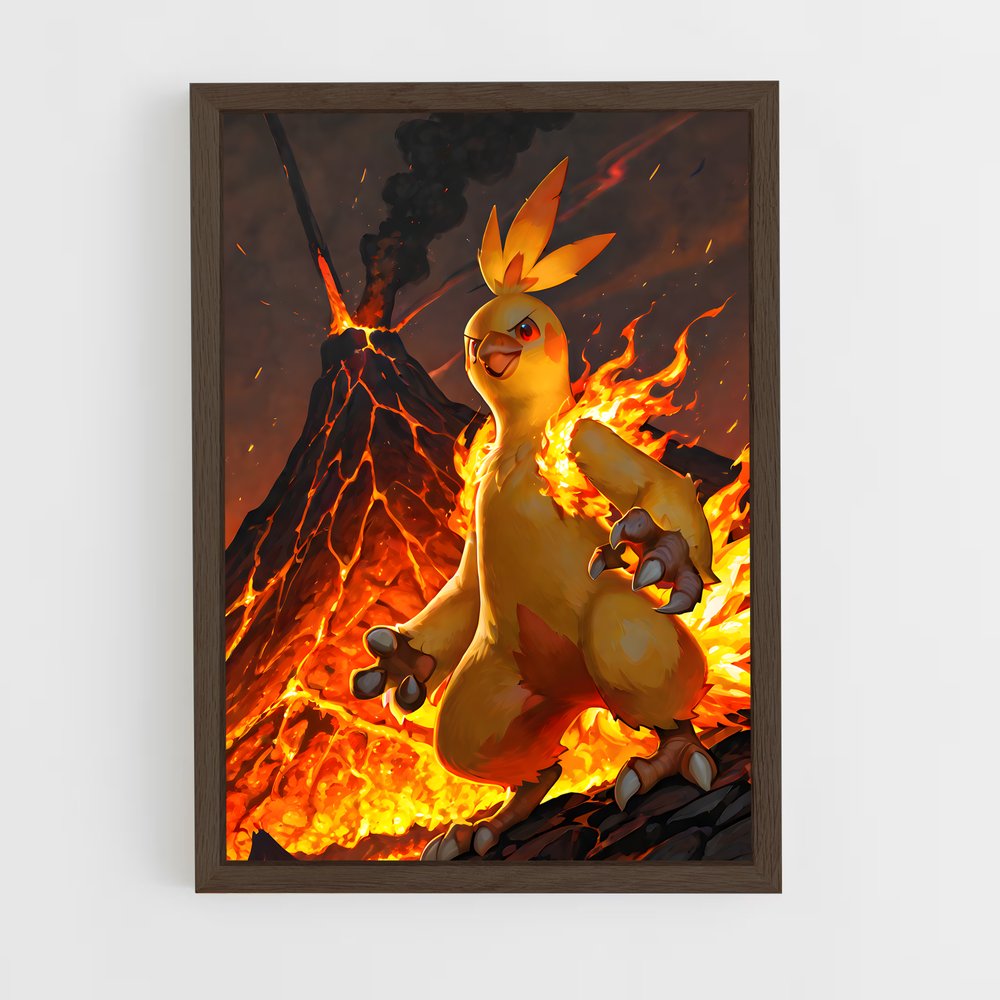 Poster Flamme Éclair – affiche Pokemon (vue 5)