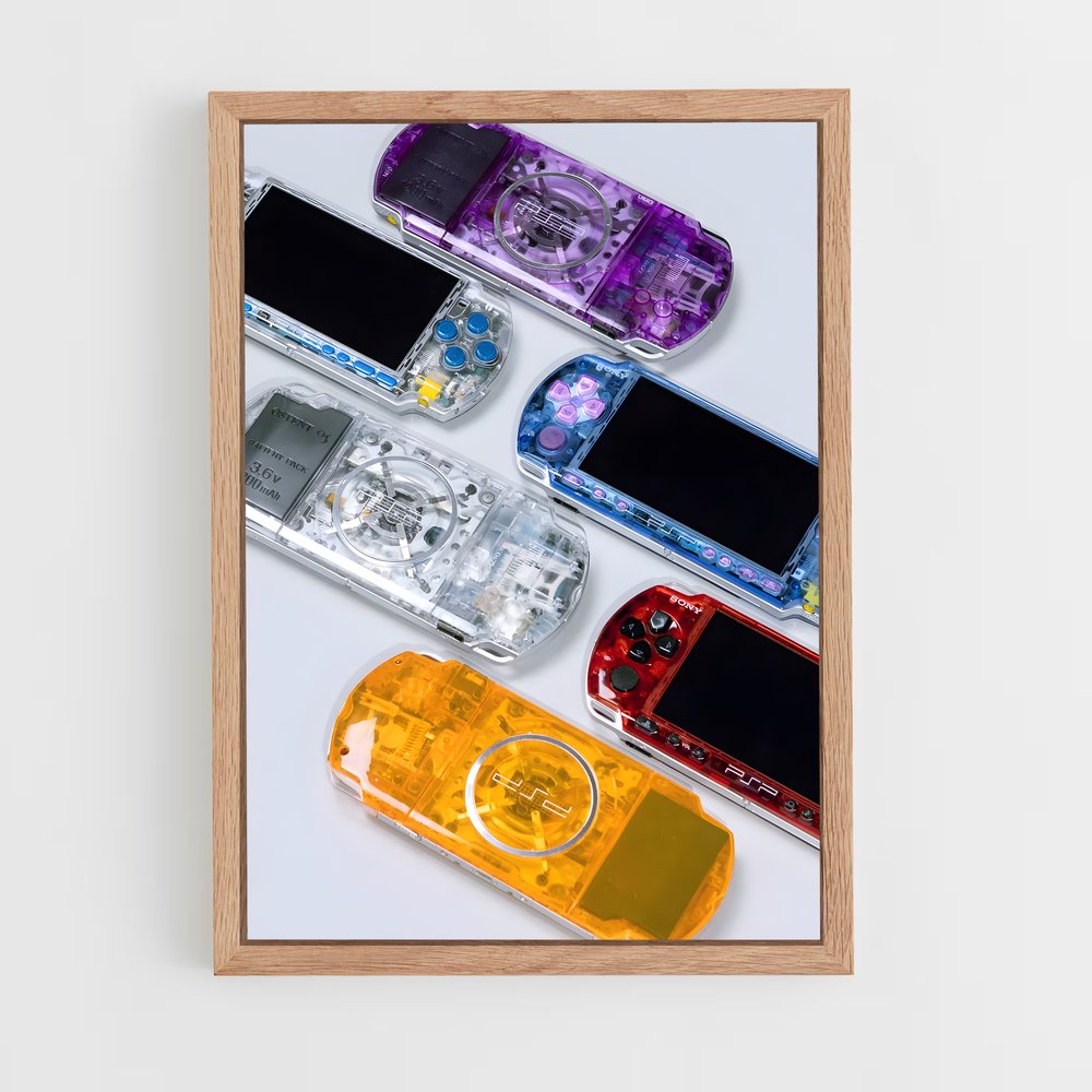 Poster Console Colorée – affiche Consoles (vue 4)