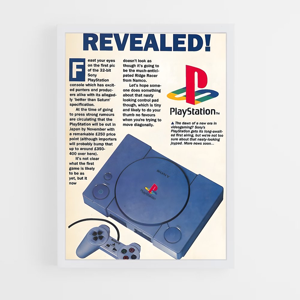 Poster PlayStation Dreamscape – affiche Consoles (vue 3)
