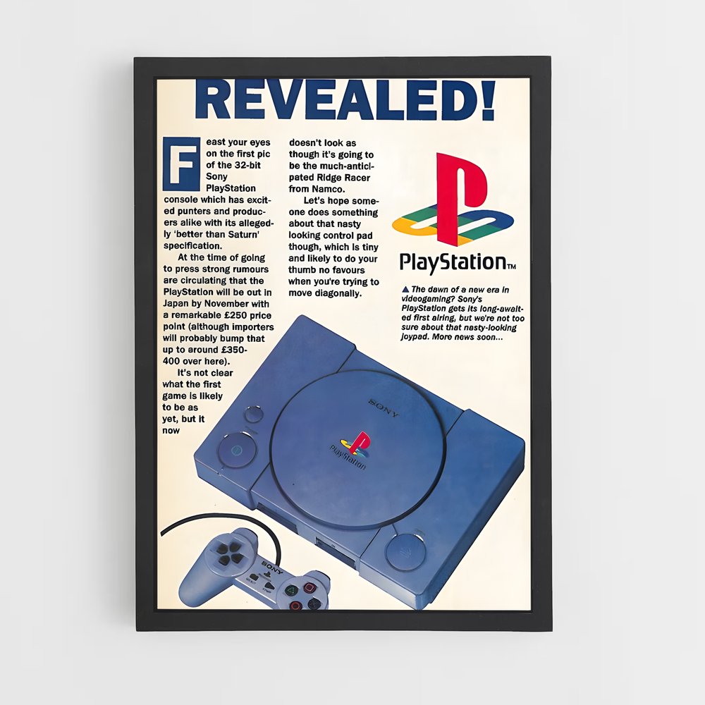 Poster PlayStation Dreamscape – affiche Consoles (vue 2)