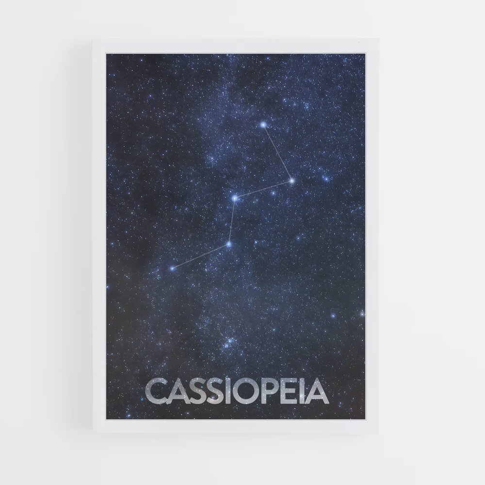 Poster La Danse de Cassiopeia – affiche Constellations (vue 3)
