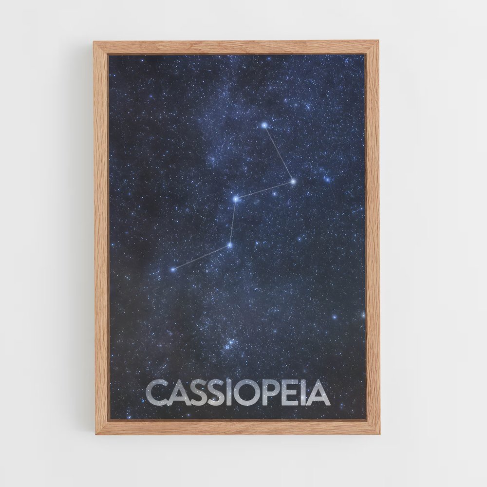 Poster La Danse de Cassiopeia – affiche Constellations (vue 4)