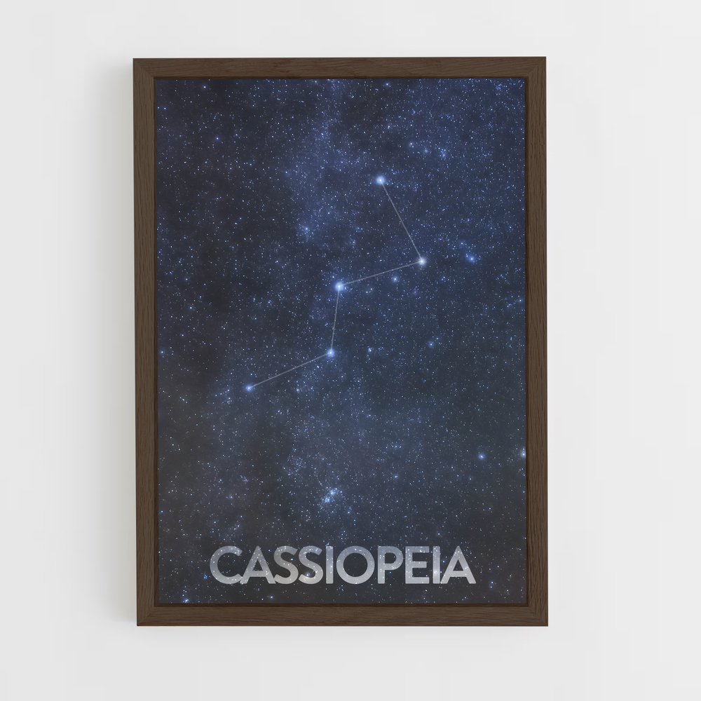 Poster La Danse de Cassiopeia – affiche Constellations (vue 5)