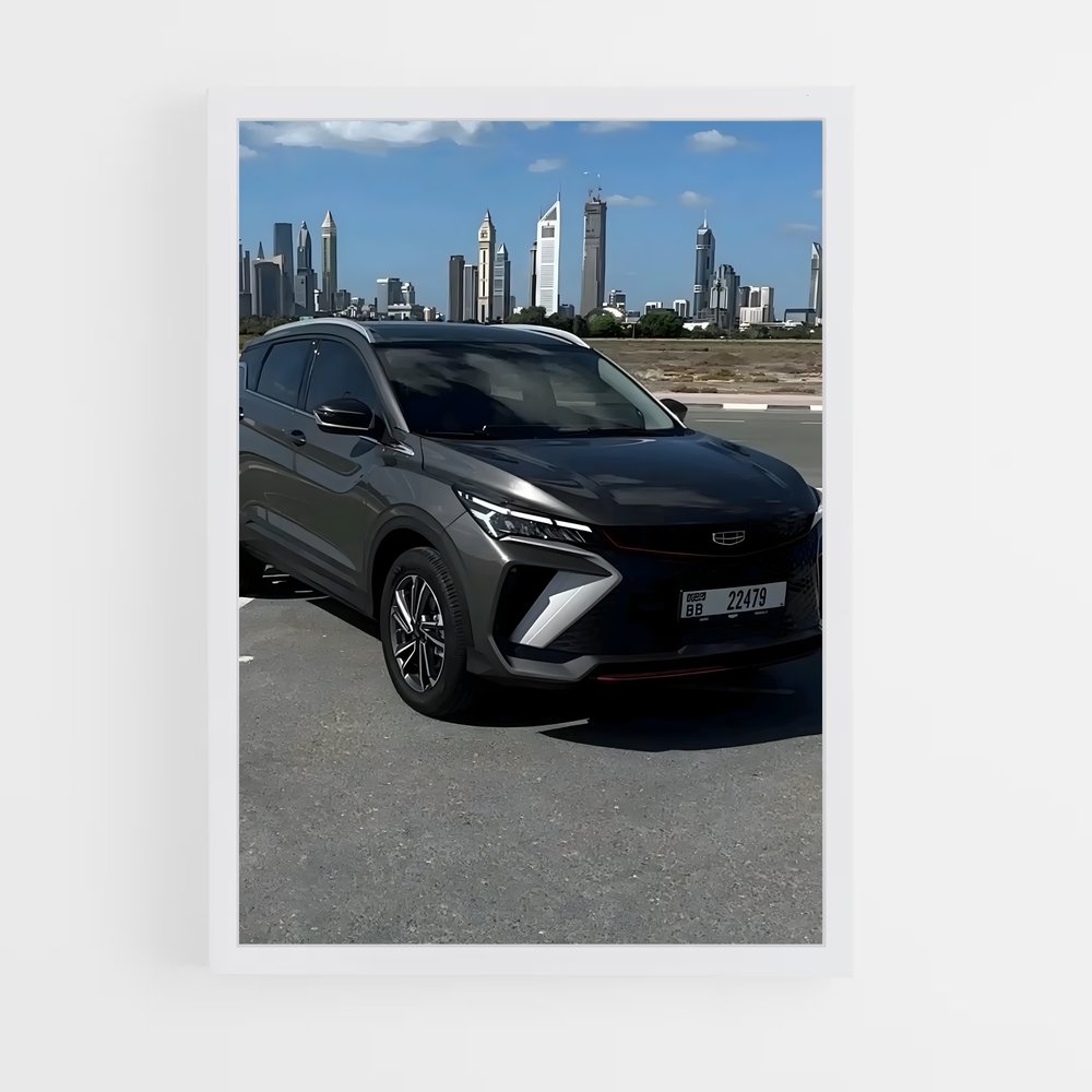 Poster SUV Coolray – affiche Geely (vue 3)