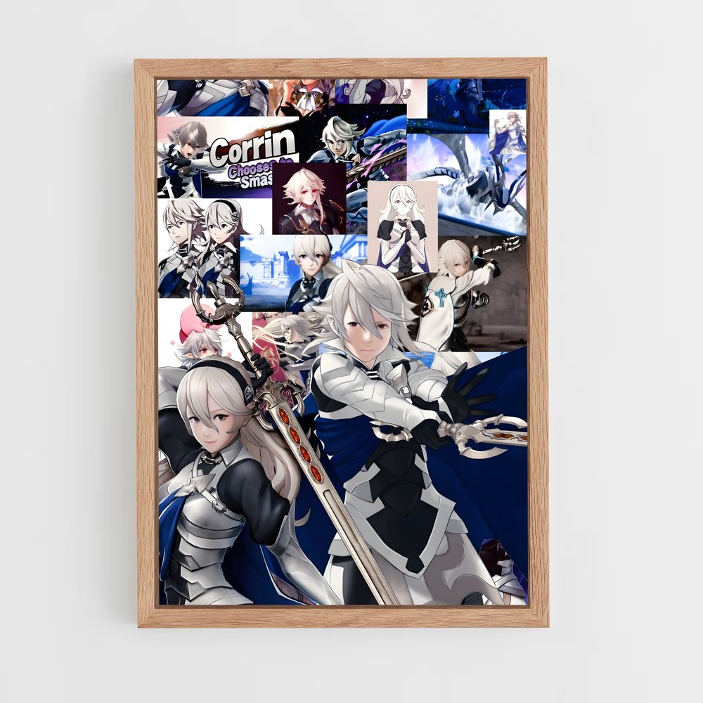 Poster Corrin Quest – affiche Super Smash Bros (vue 4)