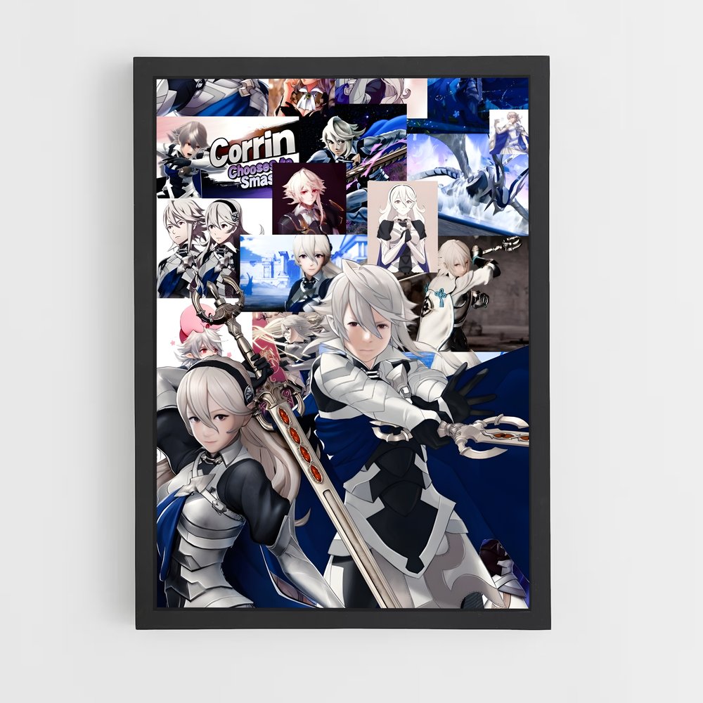 Poster Corrin Quest – affiche Super Smash Bros (vue 2)