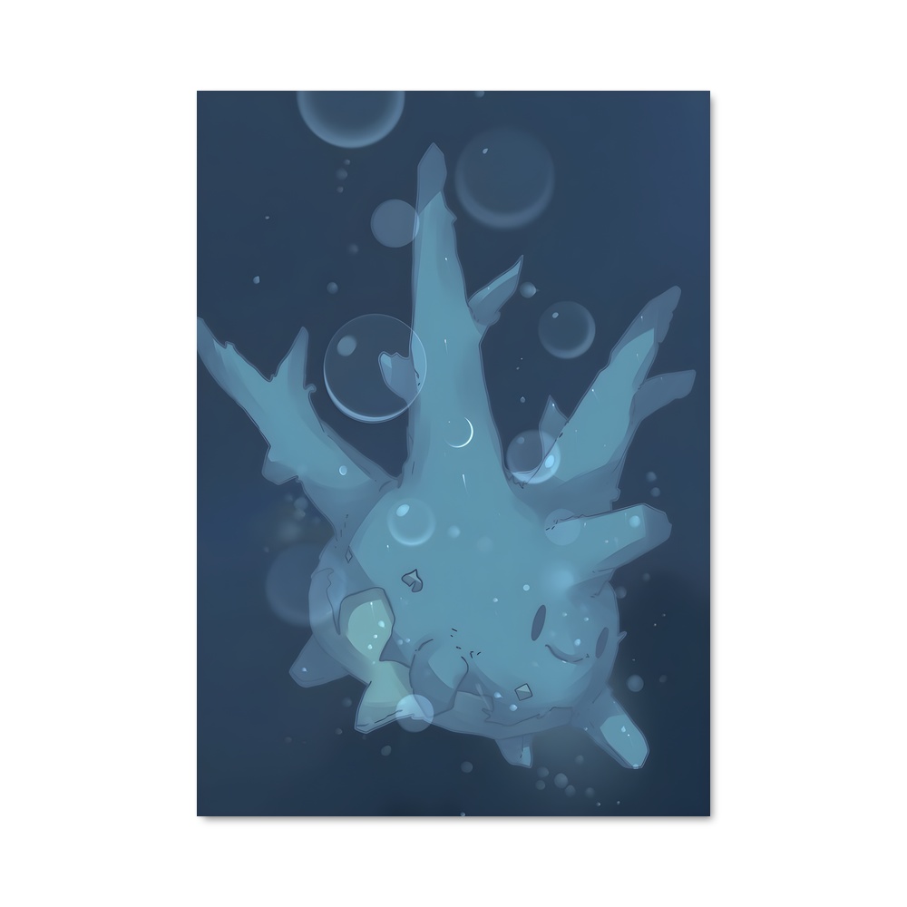 Poster Corsola Splash – affiche Pokemon