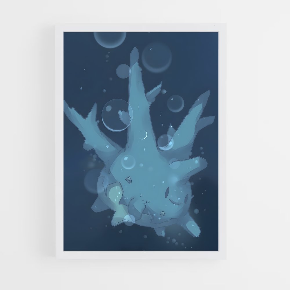 Poster Corsola Splash – affiche Pokemon (vue 3)