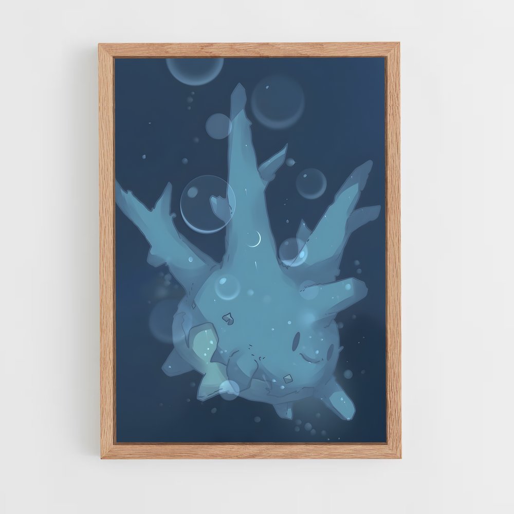 Poster Corsola Splash – affiche Pokemon (vue 4)