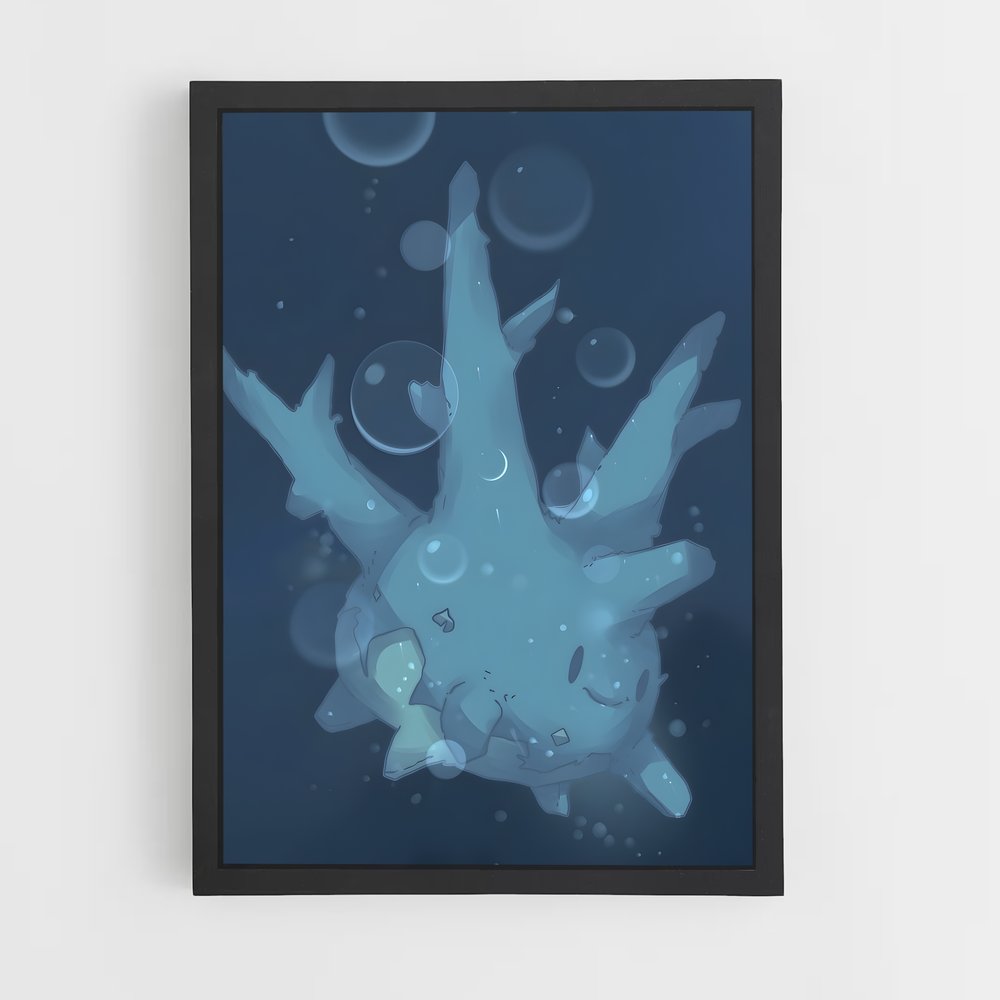 Poster Corsola Splash – affiche Pokemon (vue 2)