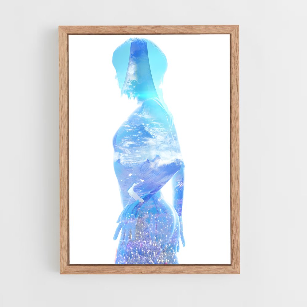 Poster Cortana D'une – affiche Halo (vue 4)