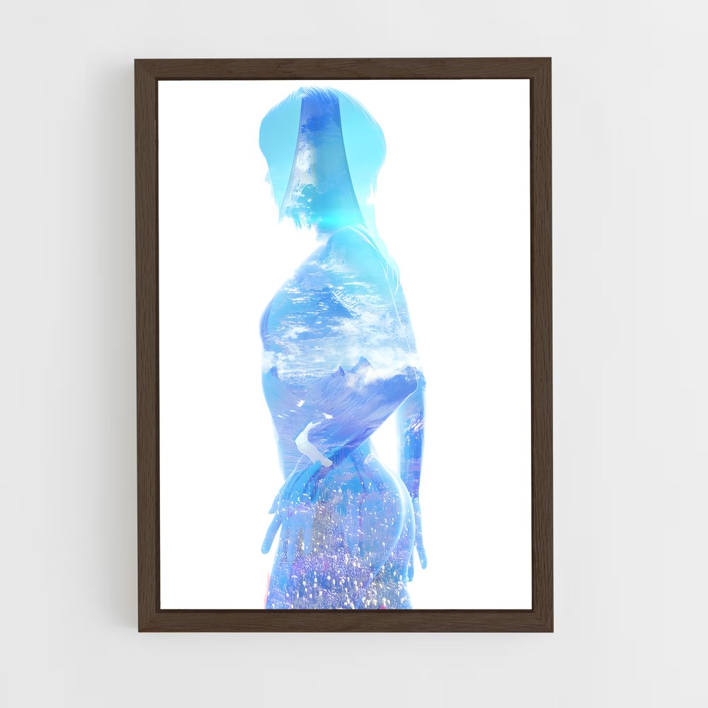 Poster Cortana D'une – affiche Halo (vue 5)