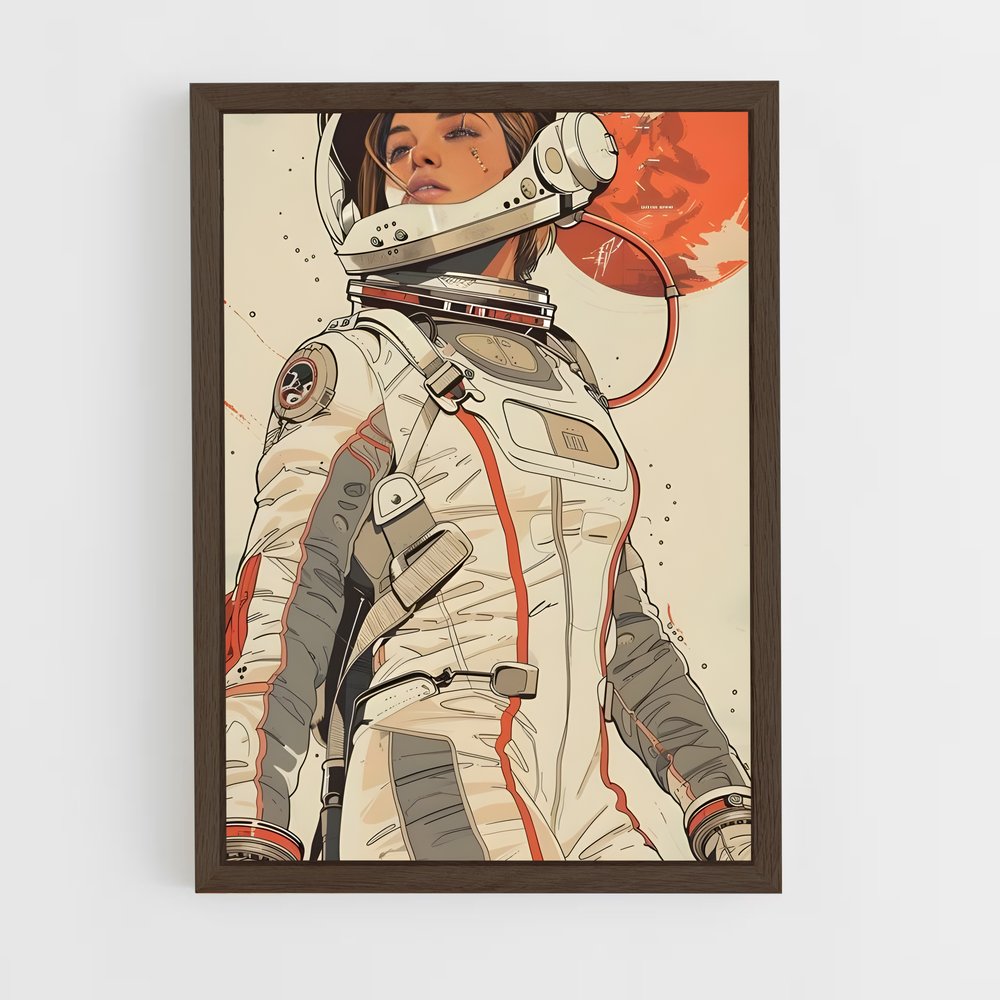 Poster Cosmonautes Étoilés – affiche Espace rétro (vue 5)