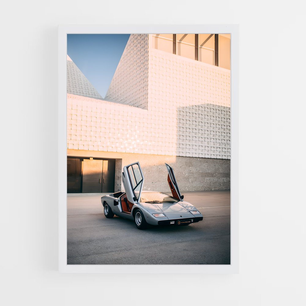 Poster Countach Cityscape – affiche Lamborghini (vue 3)