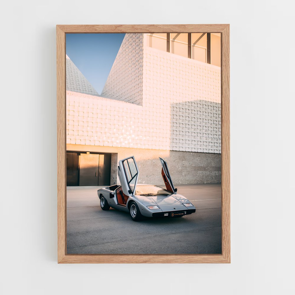 Poster Countach Cityscape – affiche Lamborghini (vue 4)