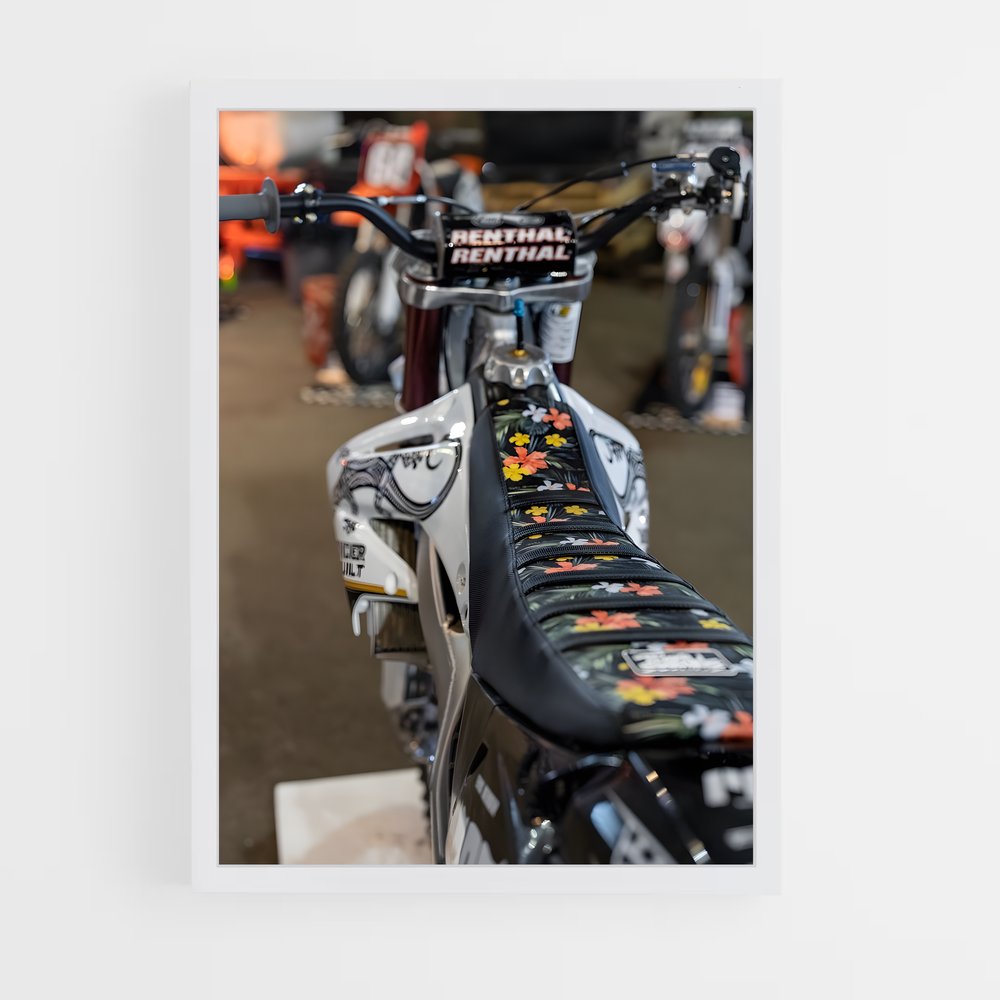 Poster Stickers & Wheels – affiche Honda Moto (vue 3)