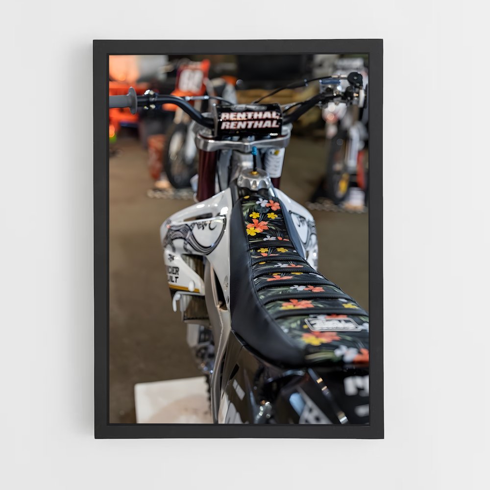 Poster Stickers & Wheels – affiche Honda Moto (vue 2)