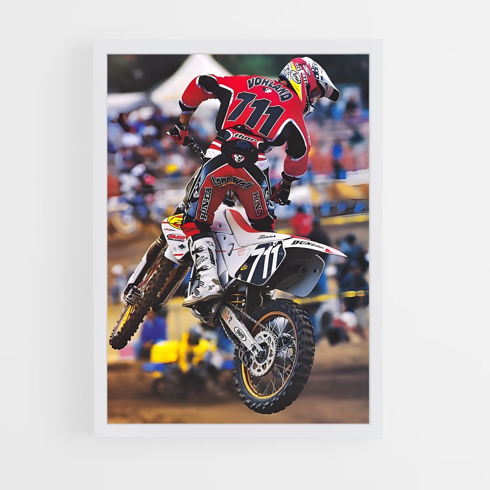 Poster Cr fascinant – affiche Honda Moto (vue 3)
