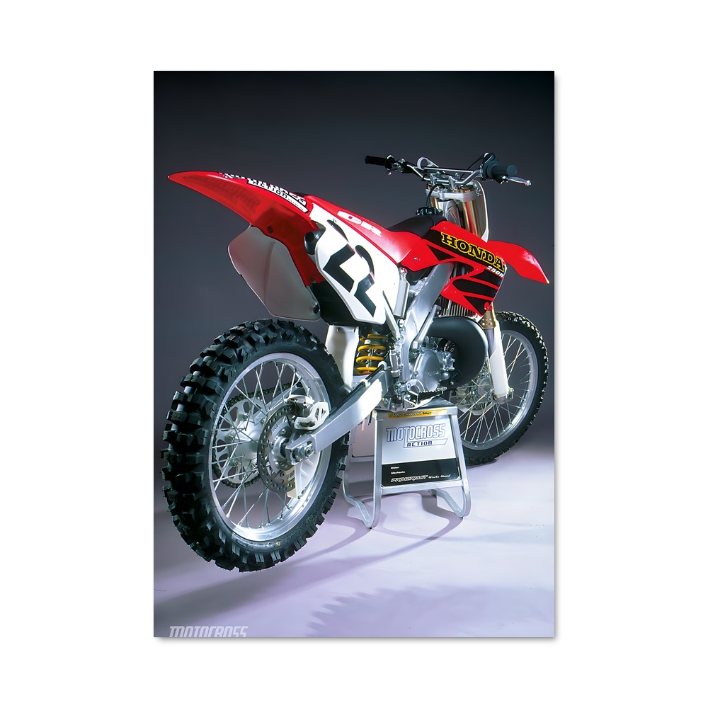 Poster Nitro Rouge – affiche Honda Moto