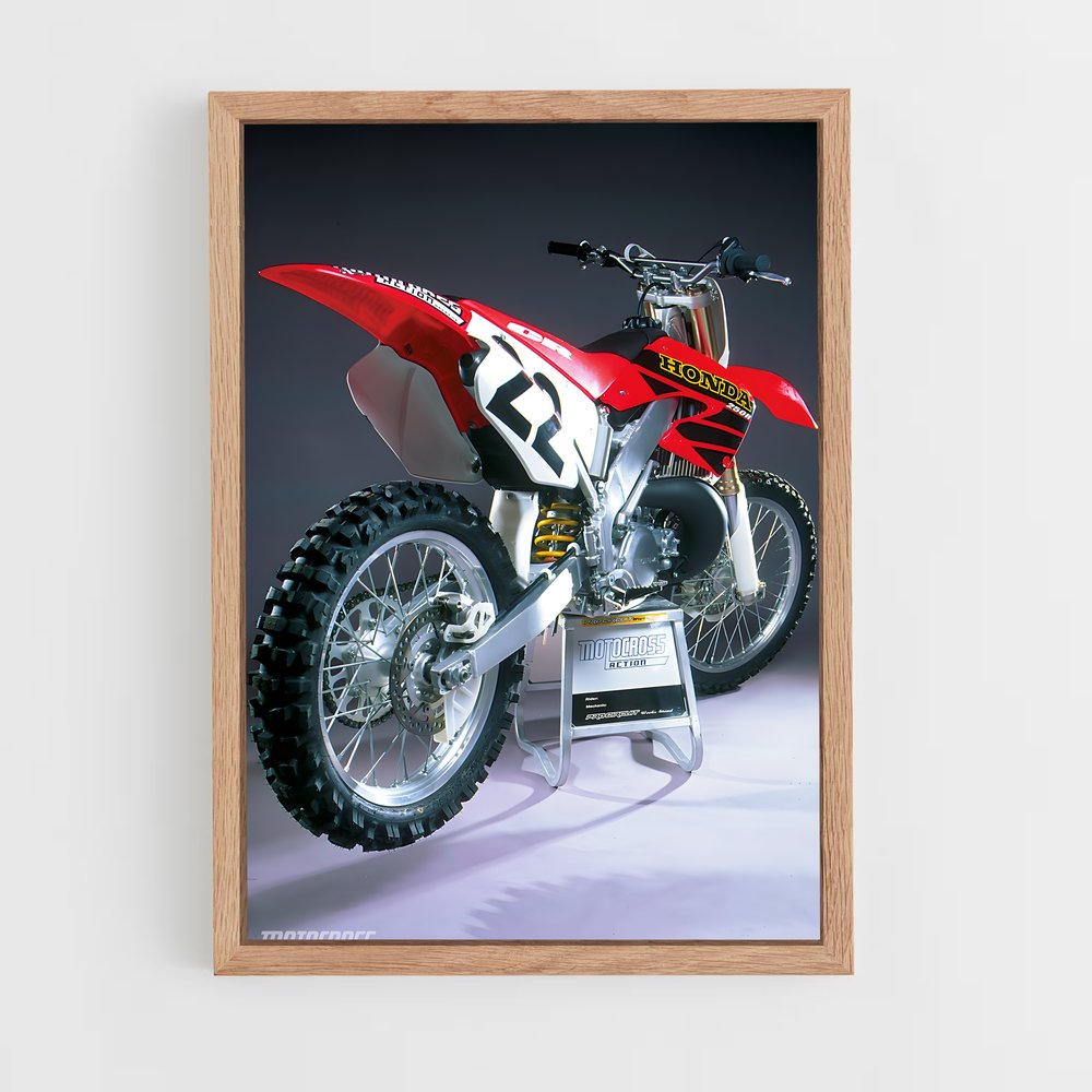 Poster Nitro Rouge – affiche Honda Moto (vue 4)
