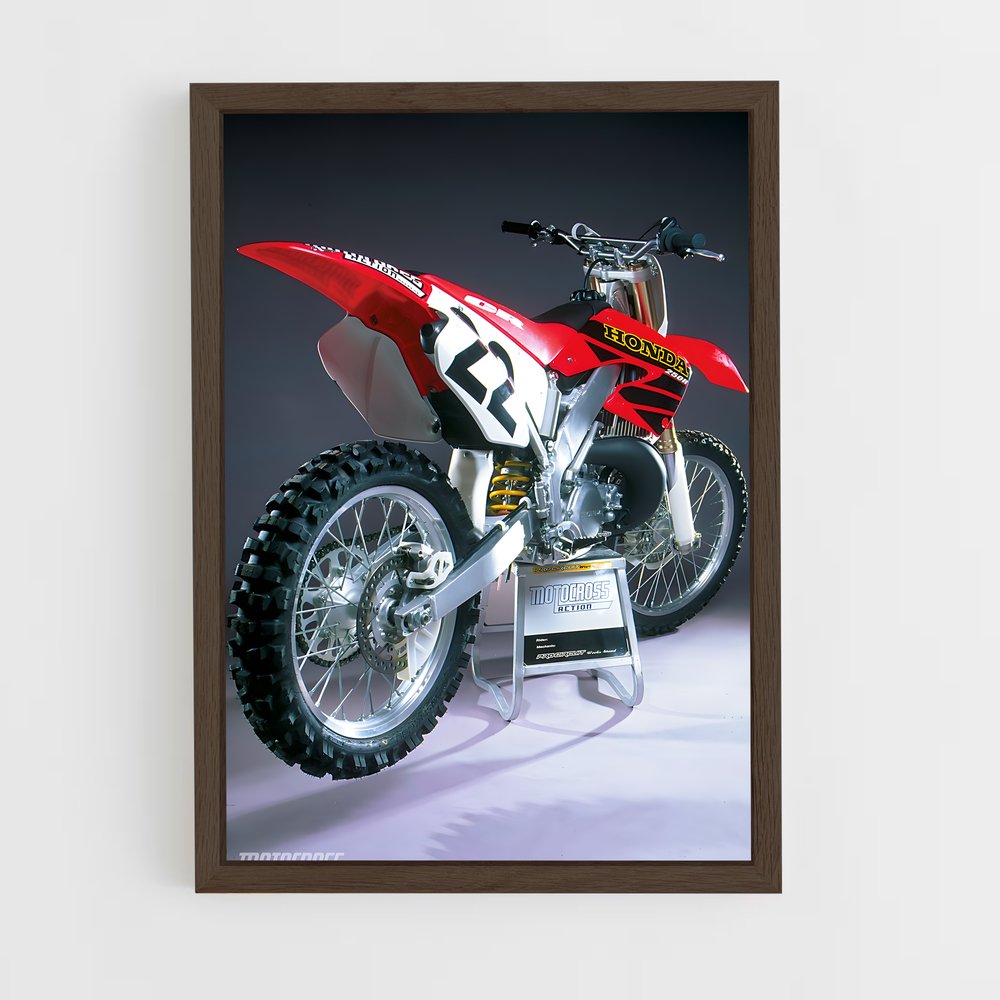 Poster Nitro Rouge – affiche Honda Moto (vue 5)