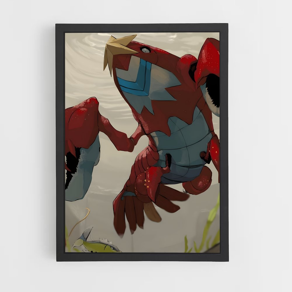 Poster Iron Man à la Mer – affiche Pokemon (vue 2)