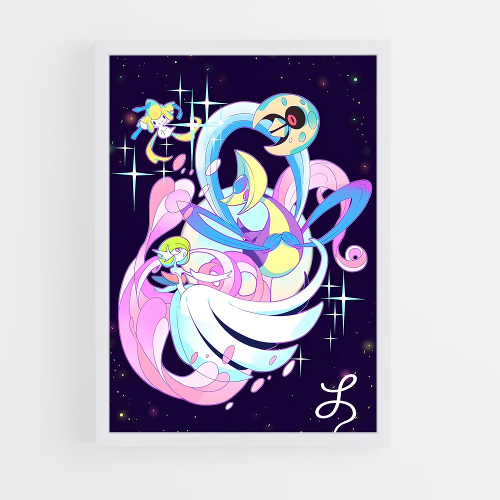 Poster Magie Équestre – affiche Pokemon (vue 3)