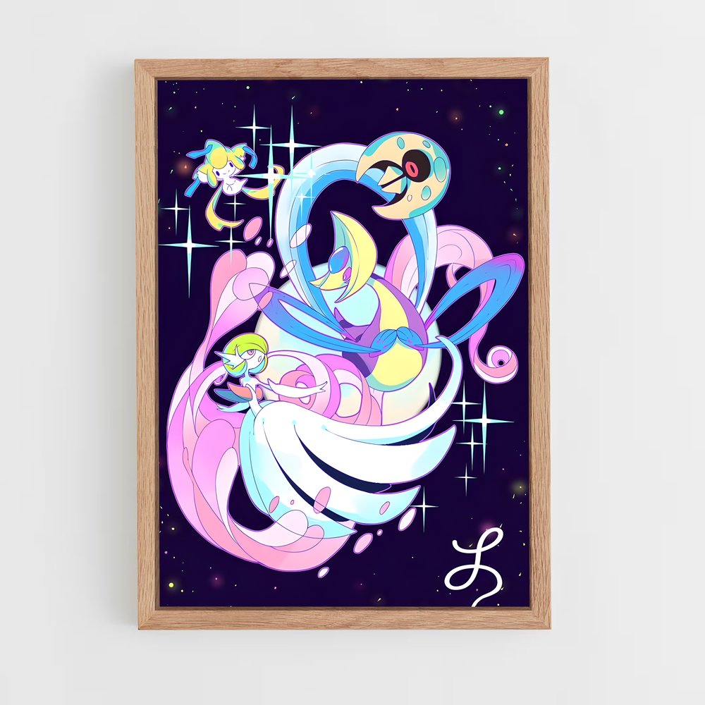 Poster Magie Équestre – affiche Pokemon (vue 4)