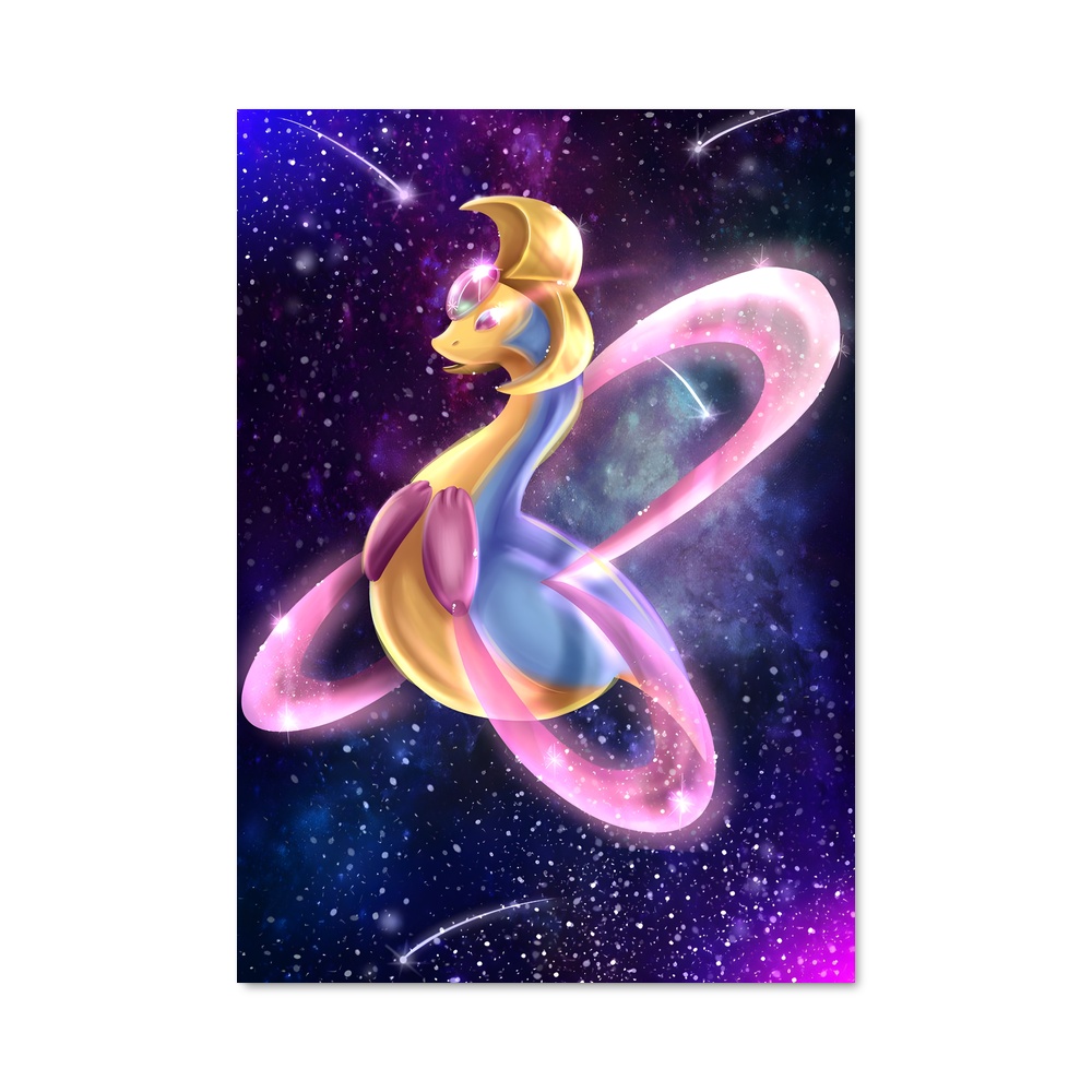 Poster Cresselia : Voyage Astral – affiche Pokemon