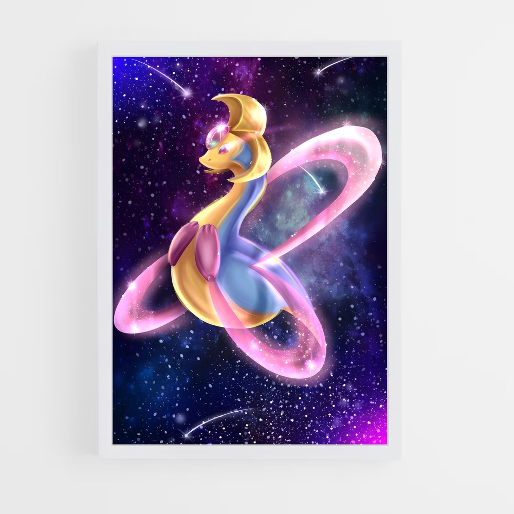 Poster Cresselia : Voyage Astral – affiche Pokemon (vue 3)