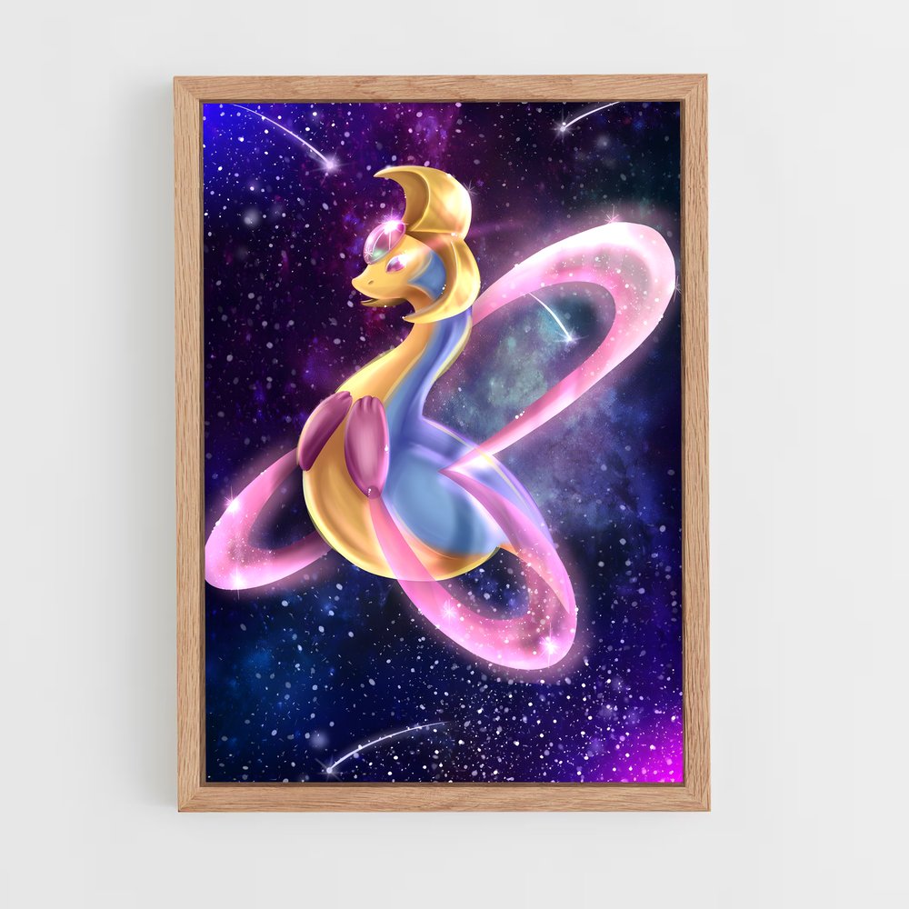 Poster Cresselia : Voyage Astral – affiche Pokemon (vue 4)