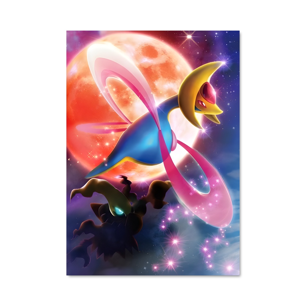 Poster Cresselia en Éclats – affiche Pokemon