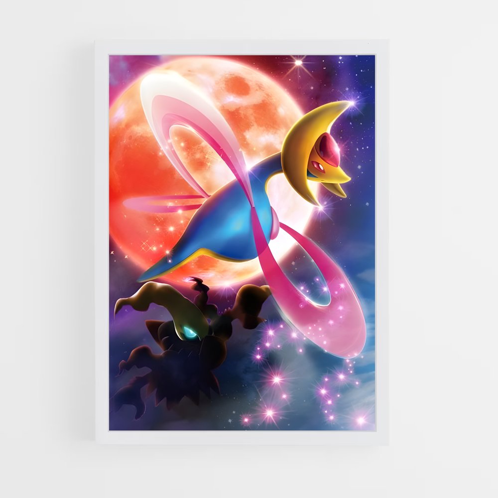 Poster Cresselia en Éclats – affiche Pokemon (vue 3)