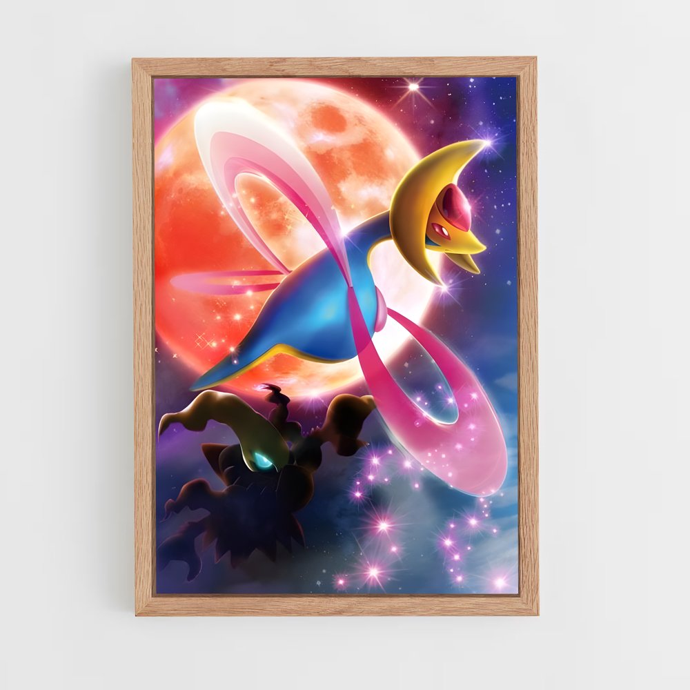 Poster Cresselia en Éclats – affiche Pokemon (vue 4)