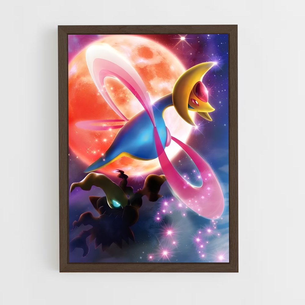 Poster Cresselia en Éclats – affiche Pokemon (vue 5)