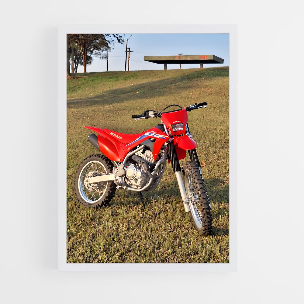 Poster Roue de l'Aventure – affiche Honda Moto (vue 3)