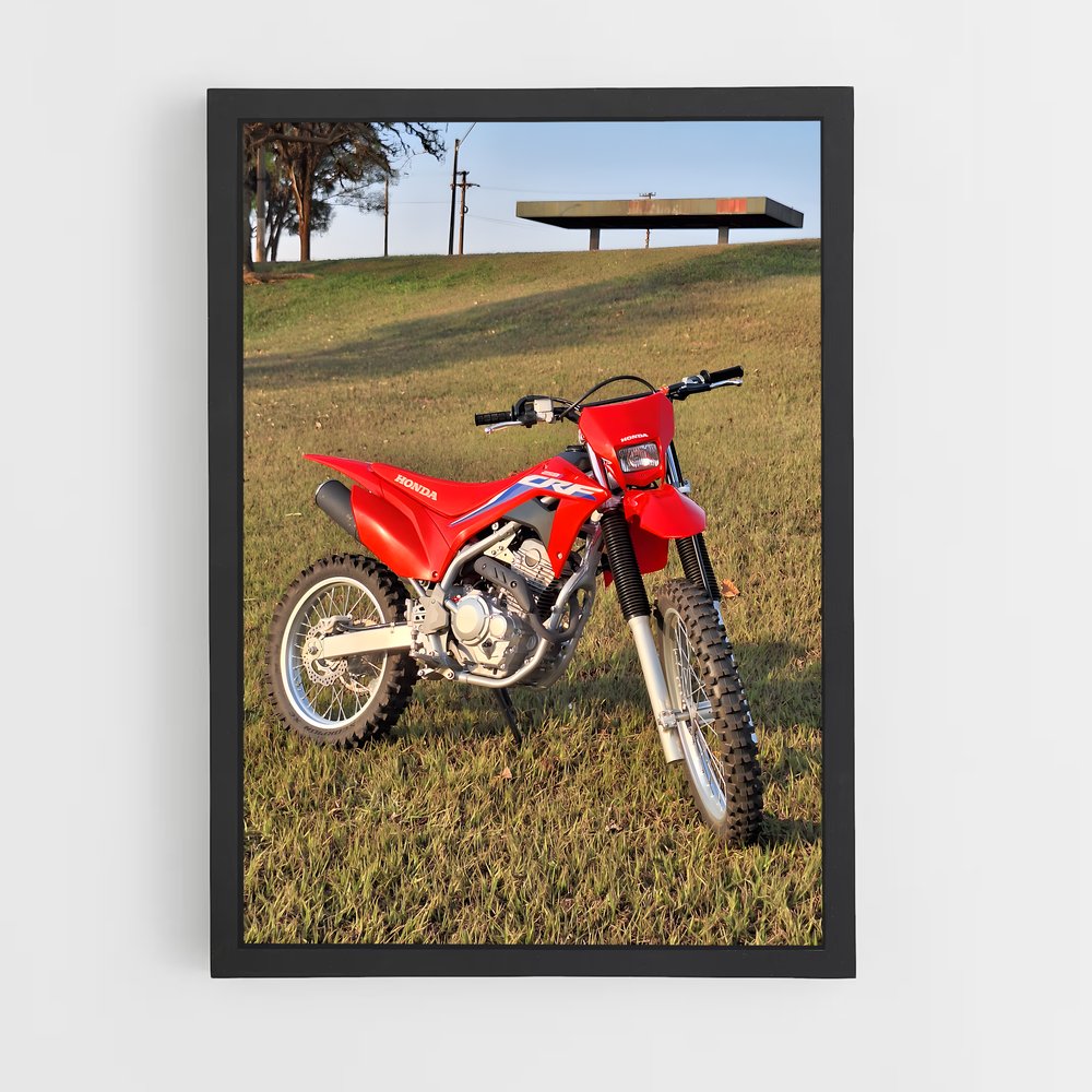 Poster Roue de l'Aventure – affiche Honda Moto (vue 2)